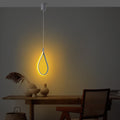 Damla Metal LED Tekli Sarkıt - Beyaz