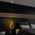 Damla Metal LED Tekli Sarkıt - Beyaz