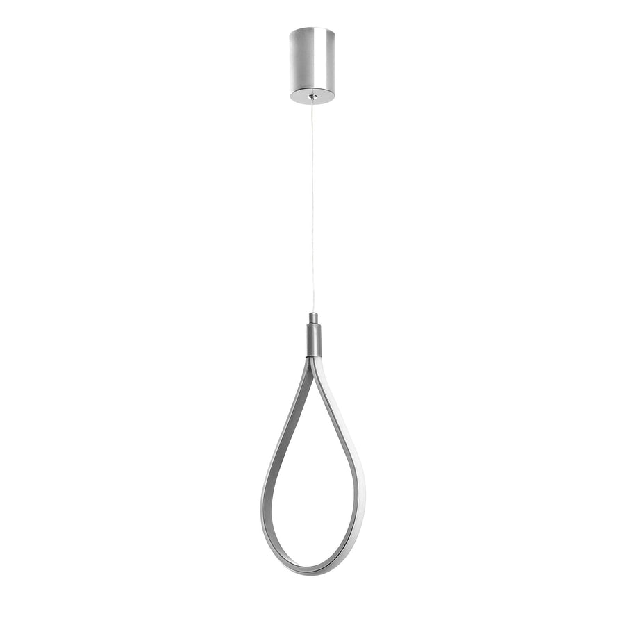 Damla Metal LED Tekli Sarkıt - Gümüş