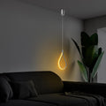 Damla Metal LED Tekli Sarkıt - Gümüş