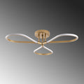 Yonca Metal LED Plafonyer - Altın