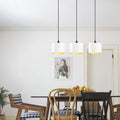 Silindir Metal Tekli Sarkıt - Beyaz