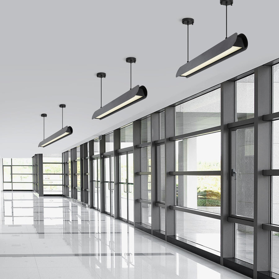 LED Linear Metal Sarkıt - Siyah