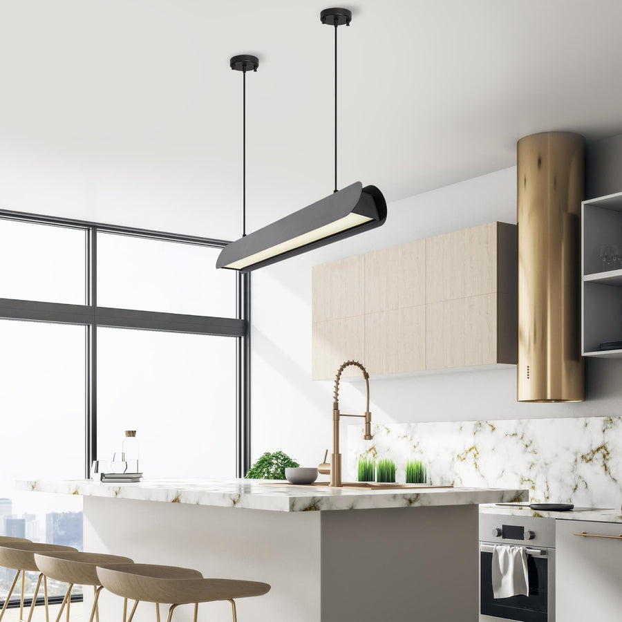 LED Linear Metal Sarkıt - Siyah