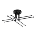 Çubuk Çapraz Metal Plafonyer - Siyah