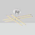 Çubuk Çapraz Metal Plafonyer - Gümüş