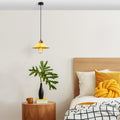 Konik Retro Metal Tekli Sarkıt - Sarı