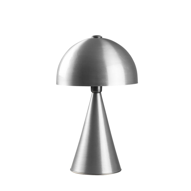 Dome Başlık Modern Metal Masa Lambası - Gümüş