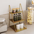 Altin Metal 3 Katli Taki ve Duzenleme Standi - Altin