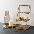 Altin Metal 3 Katli Taki ve Duzenleme Standi - Altin