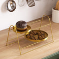 Altin Metal 2 Tepsi Katli Banyo Duzenleyici Standi - Altin