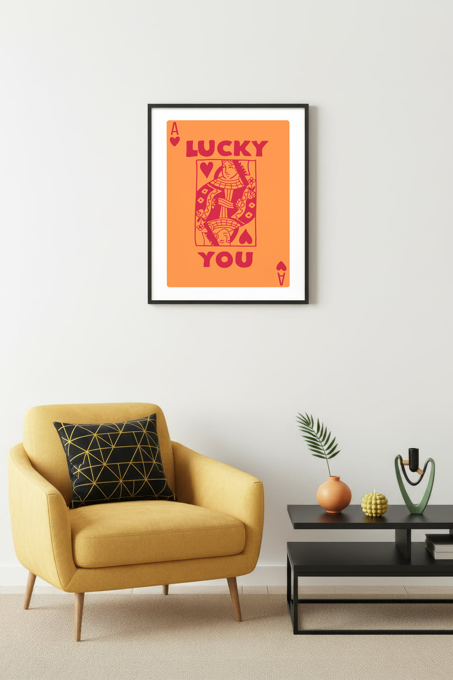 Doğal Ahşap Çerçeveli Retro Vintage Kadın Portresi Tablo - Pop Art Tarzı | huhu2269