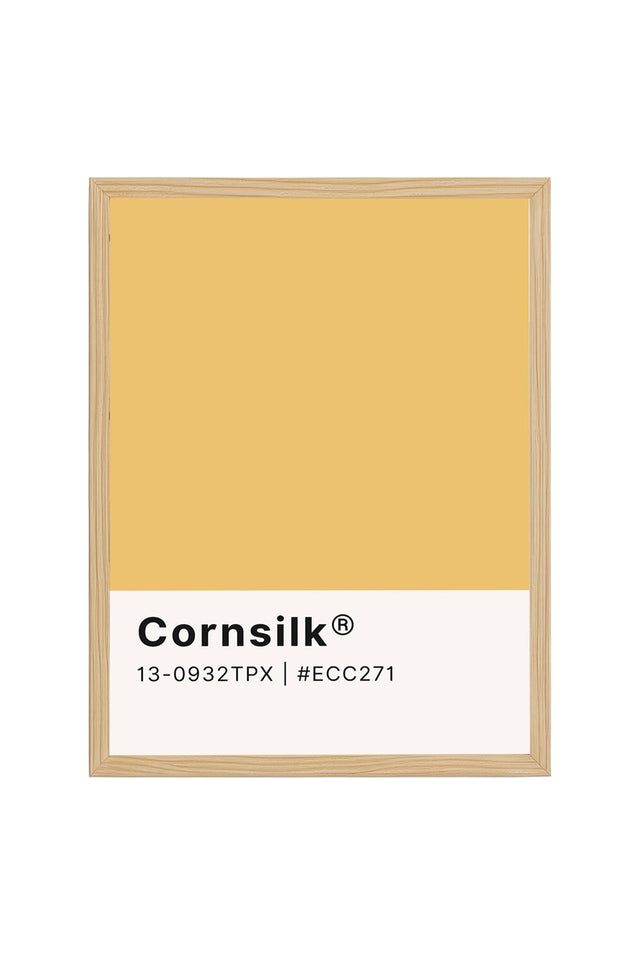 Doğal Ahşap Çerçeveli Retro Tablo - Minimalist Tasarım | huhu2457