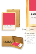 Doğal Ahşap Çerçeveli Retro Tablo - Pastel Pembe | huhu2465