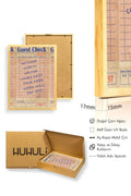 Doğal Ahşap Çerçeveli Vintage Retro Tablo - Motivasyonel Sözlü Diner Check | huhu2570