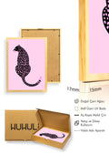 Doğal Ahşap Çerçeveli Retro Pop Art Skunk Tablo - Canlı Hayvanlar | huhu2651