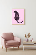Doğal Ahşap Çerçeveli Retro Pop Art Skunk Tablo - Canlı Hayvanlar | huhu2651