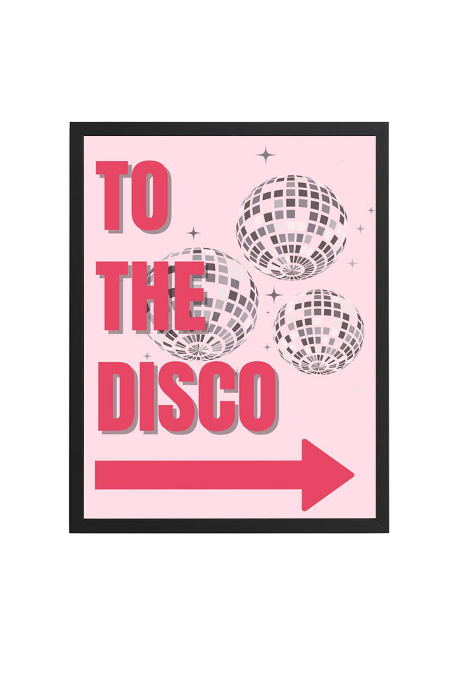 Doğal Ahşap Çerçeveli Retro Disco Tablo - Parti Temalı Dekorasyon | huhu2719