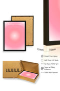 Doğal Ahşap Çerçeveli Retro Tablo - Good Things Are Coming Pastel Motivasyon | huhu2786