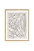Ahşap Çerçeveli Minimalist Tablo | Huhu574