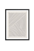 Ahşap Siyah Çerçeveli Minimalist Tablo | Huhu574