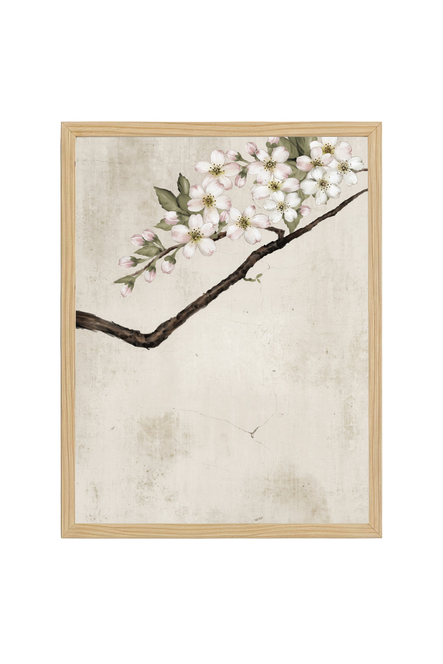 Ahşap Çerçeveli Wabi Sabi Koleksiyon Tablo | Huhu727
