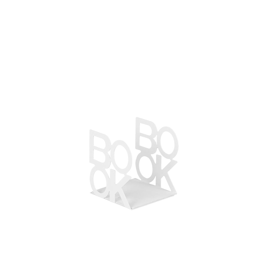 BOOK Yazili Metal Kitap Tutucu - Siyah