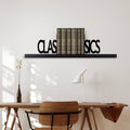 Classics Yazili Metal Kitap Tutucu - Siyah