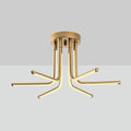 Çubuk Modern Metal Plafonyer - Altın