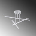 Çapraz Çubuk Modern Metal Plafonyer - Gri