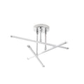 Çapraz Çubuk Modern Metal Plafonyer - Gümüş