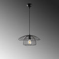 Lotus Tel Metal Tekli Sarkıt - Siyah