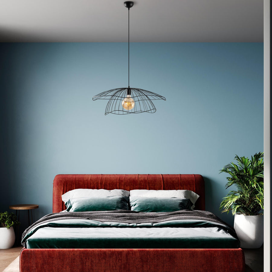 Lotus Tel Metal Tekli Sarkıt Buyuk - Siyah