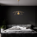 Lotus Tel Metal Tekli Sarkıt Buyuk - Altin