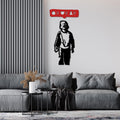 Banksy Sosyal Medya Metal Duvar Panosu - Siyah