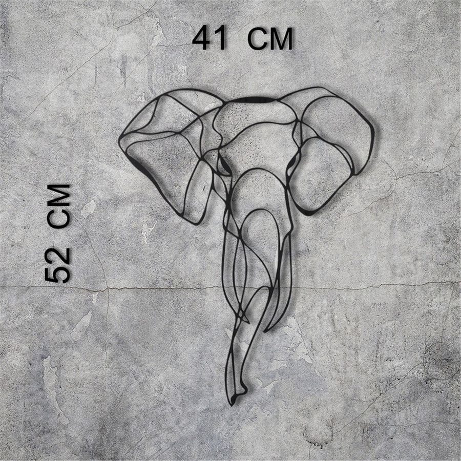 Fil Profil Metal Duvar Panosu - Siyah