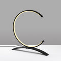 Halka LED Masa Lambası Metal - Siyah