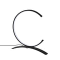 Halka LED Masa Lambası Metal - Siyah