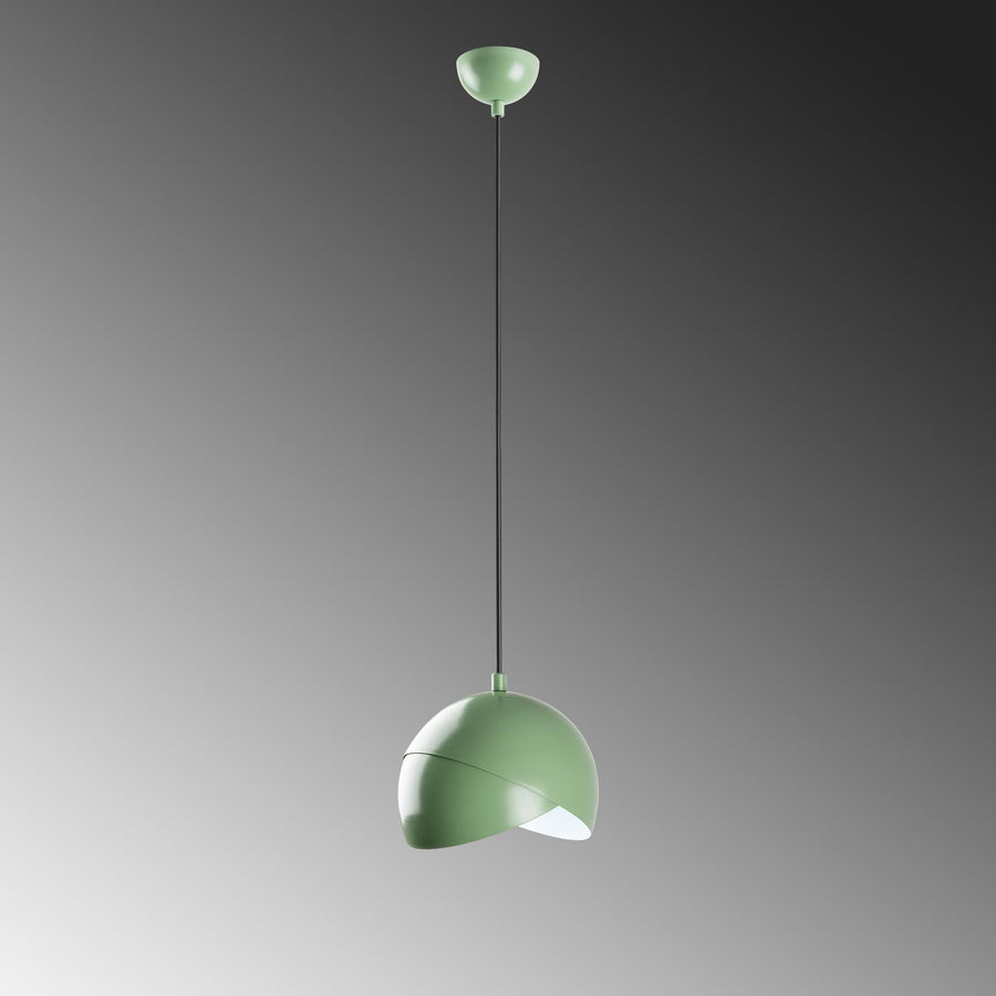Metal Yarım Küre Tekli Sarkıt - Yesil