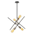 Sputnik Metal Avize Modern - Siyah