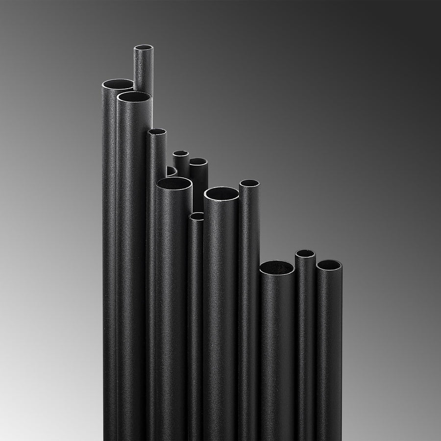 Boru Art Deco Tekli Aplik Modern - Siyah