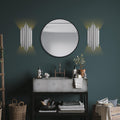 Boru Art Deco Tekli Aplik Modern - Gümüş
