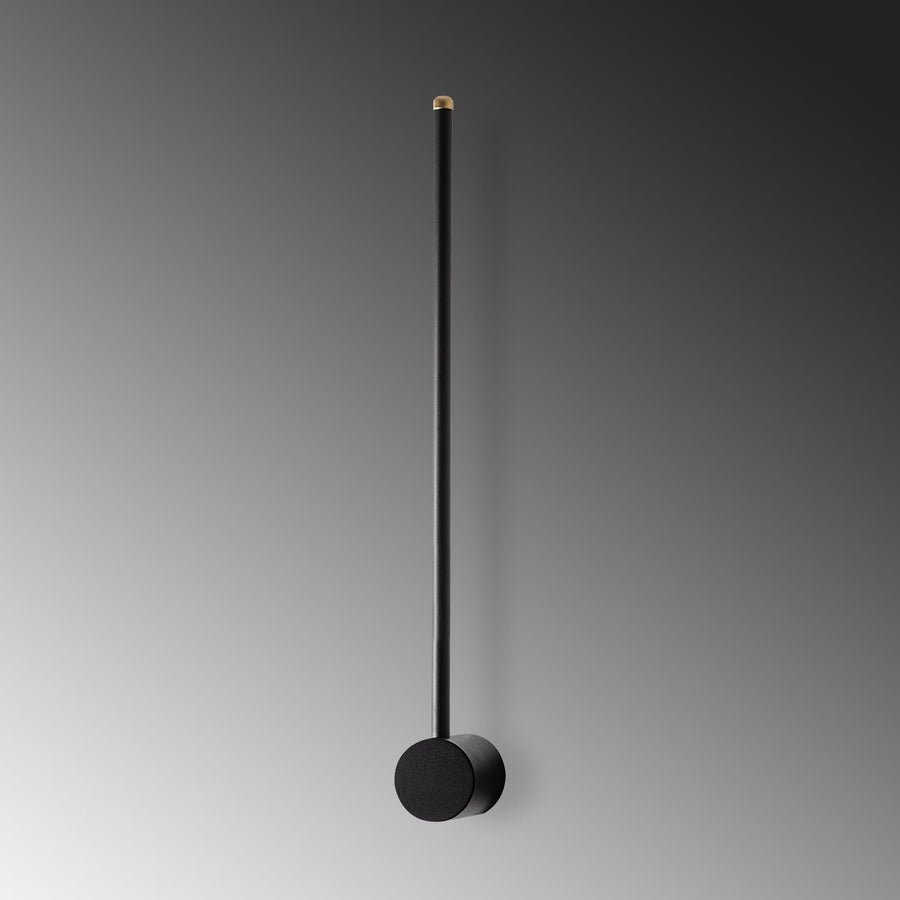 Modern LED Çubuk Aplik Metal - Siyah