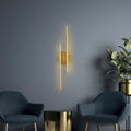 Çift Çubuk Modern LED Aplik - Altın