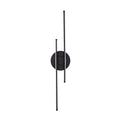 Çift Çubuk Modern LED Aplik - Siyah