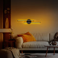 Çift Çubuk Modern LED Aplik - Siyah