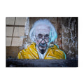 Einstein Graffiti Street Art Cam Tablo - Sari