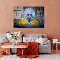 Einstein Graffiti Street Art Cam Tablo - Sari