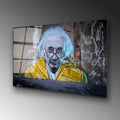 Einstein Graffiti Street Art Cam Tablo - Sari