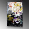 No Excuses Graffiti Cam Tablo - Cok-Renkli